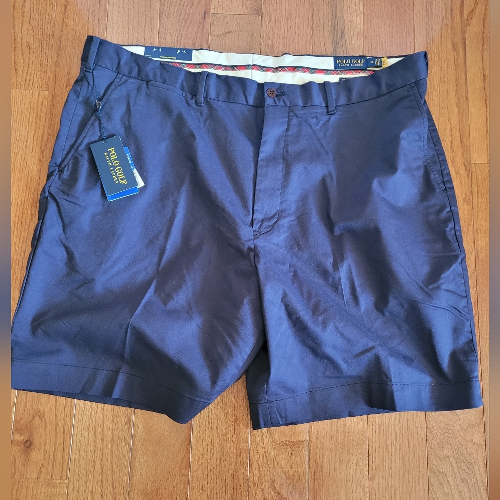 Polo Golf Ralph Lauren Versatile Dress Dark Blue Navy Shorts Men's size 42 NWT
